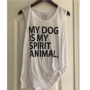 My dog is my spirit animal tank top